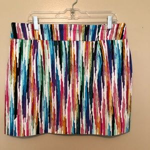 NWOT Attyre Multicolored Skort Size 16